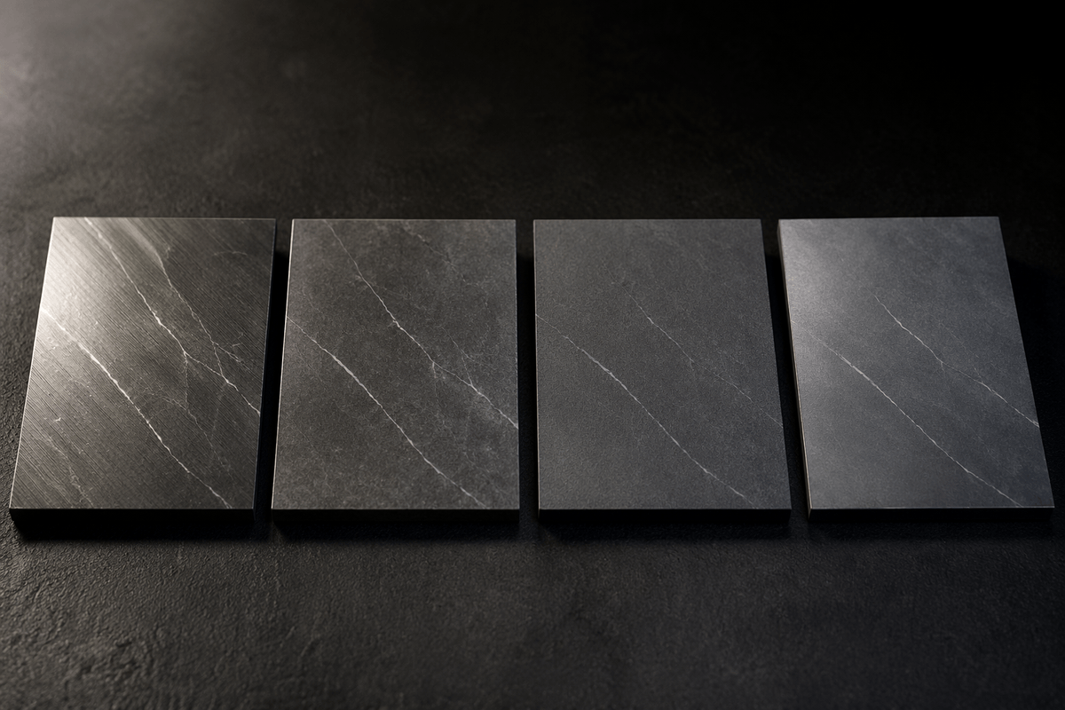 Decide what counts: texture, color, finish, or composition